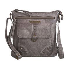 The Stone Mountain Smokey Flap Crossbody Bag is the perfect get up and go style. It features super soft material, conveniently placed exterior pockets, back pocket, interior zipper closure, interior slip pockets, elephant studs at the side and an adjustable crossbody strap drops 28”. Modern bronze-toned hardware. This handbag offers functionality and comfort making it a must haveFeatures: Adjustable Straps, Cell Phone Pocket, PocketClosure Type: ZipperPockets: 1 Inside Cell Phone Pocket, 1 Insid Blue Handbag, Louis Vuitton Crossbody Bag, Kate Spade Crossbody Purse, Louis Vuitton Crossbody, Brown Crossbody Bag, Blue Handbags, Pearl Bag, Stone Mountain, Brown Crossbody