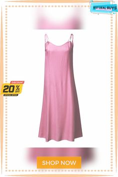 Women's Long Dress Maxi Dress Casual Dress Shift Dress Summer Dress Plain Casual Modern Outdoor Daily Holiday Backless Sleeveless Strap Dress Regular Fit Pink Blue Orange Spring Summer S M L Xl Xxl Pink V-neck Suspender Dress, Casual Sleeveless Slip Dress, Pink Sleeveless Slip Dress For Summer, Solid Color Slip Dress For Spring Beach Event, Sleeveless Solid Color Slip Dress, Sleeveless Slip Dress For Spring, Casual Summer Sleep Dress, Summer Sleep Maxi Dress, Solid Color Maxi Slip Dress For Summer