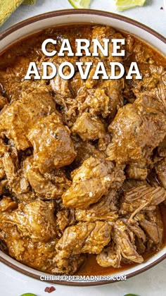 Carne Adovada looking yum Adovada Recipe, Mexican Pork Recipes, Chili Gravy, Carne Adovada, Mexican Pork, Cuban Cuisine, Pork Stew, Mexico Food, Ethnic Food