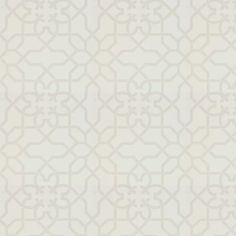 a white wallpaper with an intricate design