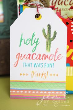 Mexican Fiesta Party Favor Ideas Mexican Fiesta Bridal Shower, Fiesta Party Favors, Party Favor Ideas, Fiesta Bridal Shower, Holy Guacamole