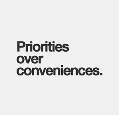 the words prontoities over conveniences are shown in black on a white background