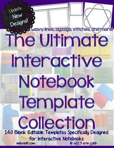 the ultimate interactive notebook template collection