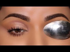 Sparkly Eye Makeup For Hooded Eyes, How To Get Rid Of Hooded Eyes, Light Eyeshadow Tutorial, Triple Eyelid Makeup