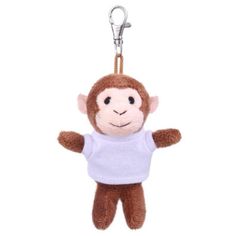 Monkey Keychain Plush Monkey, Monkey Keychain, Banana Man, Yellow Tees, Plush Keychain, Monkey Plush, Charity Fundraising, A Monkey, Event Gifts