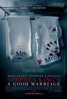 the poster for stephen king's a good marriage