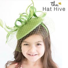 "🐝 Fascinator with feathers & mesh veil 🐝 Style: \"The Mini Madelyn Marie\" from The Hat Hive. ♥Attaches with matching, satin headband. ♥Ultra Light & comfortable to wear. ♥Packed and shipped in a sturdy box with special love & care to ensure a safe delivery. ♥Includes a hat care card with instructions on how to care for & keep your piece beautiful. ♥Over 14,000 pieces sold & 2,000 5 star reviews. Our \"Hive Girls\" come back year after year for their next hat or fascinator. Loving their piece Spring Party Feather Trim Fascinator, Summer Party Feather Trim Fascinator, Summer Party Fascinator With Feather Trim, Spring Party Mini Hat With Feather Trim, Adjustable Hats For Summer Costume Party, Summer Party Headpieces Made Of Tulle, Summer Party Tulle Headpiece, Party Tulle Mini Hats, Summer Party Mini Hats Made Of Tulle