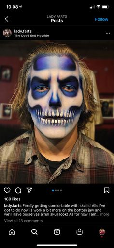 Halloween Skeleton Makeup, Fright Fest, Skeleton Makeup, Scary Makeup, Fx Makeup, Airbrush Makeup, Halloween Make Up, Halloween Skeleton