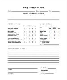 Case Notes Template, Case Conceptualization, Counseling Forms, Therapy Notes, Note Templates, Clinical Social Work, Group Counseling, Note Template