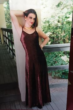 90s Long Velvet Dress Vintage 90s Burgundy Spaghetti Strap Brown Italian Velvet Joanna Trojer Old St Elegant Brown Velvet Dress, Velvet Slip Dress Outfit, 90s Velvet Dress, Las Vegas Dress, Long Velvet Dress, Stretch Velvet Dress, Burgundy And Brown, 90s Velvet, Velvet Bridesmaid