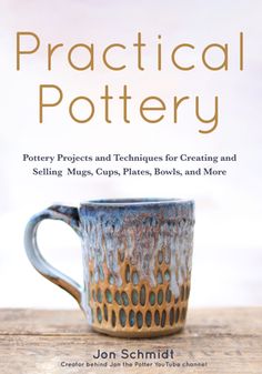 the book cover for practical pottery