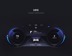 the digital dashboard is displayed in this image