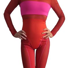 Premium Quality adidas Ivy Park Catsuit Pink Red Blacked Heart Valentines Tour Beyonce Jumpsuit, Women's Clothing Red Stretch Unitard For Party, Red Stretch Nylon Bodysuit, Red Fitted Unitard For Party, Fitted Red Unitard For Party, Red Fitted Nylon Swimwear, Fitted Red Bodysuit For Club, Fitted Red Nylon Swimwear, Red Fitted Leotard For Summer, Trendy Red Stretch Bodysuit