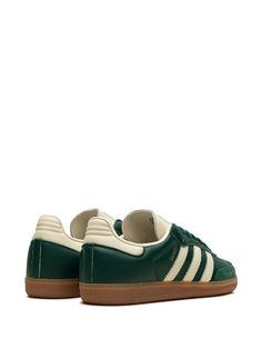 Adidas Samba OG "Collegiate Green" Sneakers - Farfetch Adidas Outfits, Sneakers Green, Ny Trip, Adidas Samba Og, Style Goals, Green Sneakers, Adidas Outfit, Adidas Samba Sneakers, Green Suede