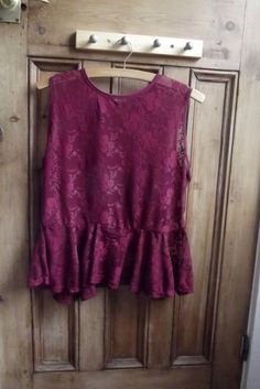 Vintage top / ruby red / sheer lace / by dollycalledtopsy on Etsy Red Vintage, Ruby Red, Sheer Lace, Floral Blouse, Sleeveless Blouse, Vintage Tops, Etsy Australia, Ruby