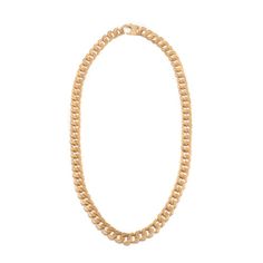 $760. (1) PRIZM LINK NECKLACE – THIRD CROWN Gold Link Chain, Cuban Link, Geometric Designs, Chain Link Necklace, Curb Chain, Link Necklace, Matte Gold, Rhodium Plated, Antique Silver