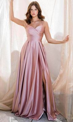 Eureka Fashion 9925 - Pleated Sleeveless Evening Gown – Couture Candy Cold Shoulder Gown, Sweetheart Bridesmaids Dresses, Bridesmaid Dress Styles, Cinderella Dresses, Pleated Bodice, Tea Rose, Chiffon Gown, A Line Gown, Dress Purchase