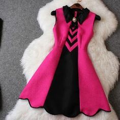 Slim Vest Princess Dress SF101614HK on Luulla Pink Sleeveless Winter Dress, Comic Dress, Kids Dress Collection, Girls Designer Dresses, Girls Dresses Diy, Baby Clothes Sizes, Slim Vest