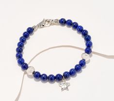 This lovely bracelet is easy to adore with gemstone beads, sterling silver beads, and a sweet charm. From JAI. Italian Jewelry, Bead Charm Bracelet, Ankle Bracelets, Sterling Silver Bead, Birthstone Jewelry, Jewelry Trends, Silver Beads, Bead Charms, Bridal Jewelry