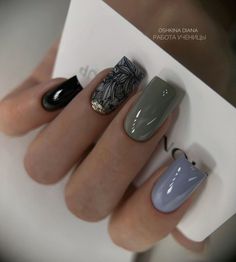 Nails Inspiration Ballerina, Pink Nails Inspiration, Pastel Pink Nails, Short Nail, Manicures Designs, Black Nail, New Year's Nails, Black Nails