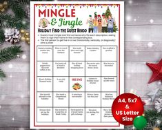 a printable christmas game for the family to play