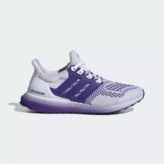 Women Adidas Ultraboost 1.0 Ih7313 Cloud White / Energy Ink / Collegiate Purple Brand New In Box Purple Sneakers With Laces For Running Errands, Sporty Lavender Sneakers With Boost Midsole, Purple Running Shoes With Air Cushioning For Sports, Purple Athleisure Sneakers For Errands, Purple Sneakers With Boost Midsole For Casual Wear, Purple Breathable Running Shoes For Errands, Purple Casual Athleisure Sneakers, Purple Running Shoes With Laces For Sports, Purple Sneakers With Laces