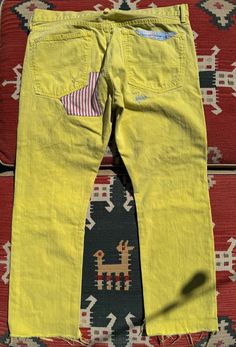 Ralph Lauren Denim& Supply Yellow Jeans Slim W 36x32 38x29 - Etsy Yellow Cotton Relaxed Fit Jeans, Yellow Cotton Jeans With Relaxed Fit, Yellow Relaxed Fit Cotton Jeans, Relaxed Fit Yellow Cotton Jeans, Fitted Yellow Cotton Jeans, Ripped Jeans Casual, Yellow Jeans, Ralph Lauren Denim, Denim And Supply