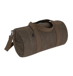 Rothco Waxed Canvas Shoulder Duffle Bag - 19 Inch Brown Waxed Canvas Duffle Bag, Canvas Gym Bag, Duffle Bag Sports, Rolling Duffle Bag, Womens Gym Bag, Canvas Duffle Bag, Foldable Bag, Sports Bags Gym, Travel Duffle