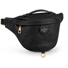 Description Designed specifically for women, this smaller version of Louis Vuitton’s classic Bumbag is made from supple Monogram Empreinte leather embossed with the Monogram motif. This practical bag offers multiple carry options thanks to its top handle and adjustable strap: on the shoulder, cross-body, on the waist, and by hand. Size: 9.1 x 6.3 x 3.9 inches /23.0 x 16.0 x 10.0 cm Black Monogram Empreinte embossed supple grained cowhide leather Grained cowhide-leather trim Microfiber lining Gol Louis Vuitton Bumbag, Black Louis Vuitton, Louis Vuitton Black, Practical Bag, Louis Vuitton Purse, Louis Vuitton Wallet, Lv Monogram, Handbags Online, Black Handbags