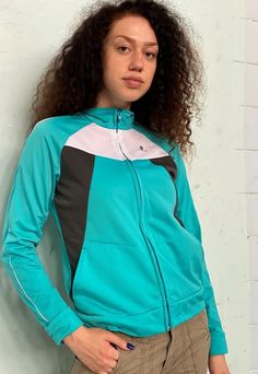 Vintage 90s Sports full zip colorblock sweatshirt tracksuit. Good condition - signs of age/wear appear. Size fits S. Delicate wash. Browse our full collection for other matching items. Colorblock Sweatshirt, 90s Sports, Midi Dress Chic, Hippie Blouse, Womens Hoodies, Color Block Sweatshirt, Parisian Chic, Lithuania, Printed Blouse