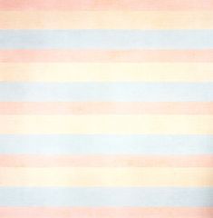 an orange, pink and blue striped wallpaper