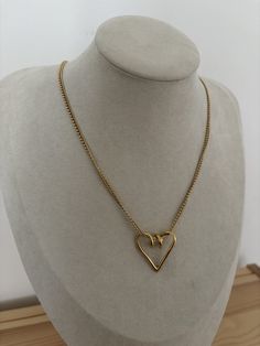 Gold double chain necklace in stainless steel. Features a heart shaped pendant. The jewelry is water resistant and adjustable Find us on Instagram so you don't miss anything ↩️🤩 @unetoucheinoxydable_boutique Gold Heart Pendant, Double Chain Necklace, Heart Shaped Pendant, Heart Pendant Gold, Heart Shape Pendant, Double Chain, Gold Heart, Heart Of Gold, Heart Pendant