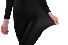 85% Nylon , 15% Spandex Long-sleeved, One-piece Dance unitard with stirrups, and scoop front and back. 4-way stretch fabric, quickly drying. soft, breathable. Great for yoga, dance, running, jogging, workout, fitness, sport, gym, and clubwear. It is also useful to wear under clothing, and unisex design both for men and women. Our model wears size M, Height 5.74 Ft BWH (35.4in, 26.8in. 34.6in.) Jogging Workout, Dance Unitard, Yoga Dance, Fitness Sport, Stirrups, Sport Gym, 4 Way Stretch Fabric, Workout Fitness, Unisex Design