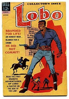 an old comic book with a cowboy on the cover