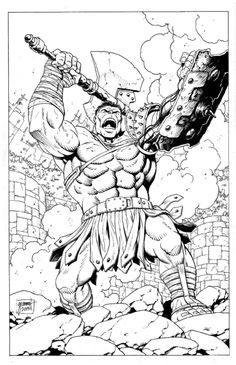 Planet Hulk  Comic Art Hulk Comic Art, Hulk Fan Art, Planet Hulk, Green Hulk, Smash Board, Mike Mignola