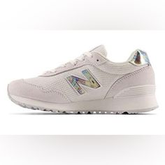 New Balance Women`S 515 V3 Sneaker Reflection/White/Grey Matter No Tag Or Box; No Signs Of Wear; Size 7 W Or 5,5 M -Unisex- True To Size ; Leather And Mesh Or Textile Uppers In A Sporty Mid-Top Profile. Traditional Lace-Up Closure. Foam-Padded Collar And Tongue. Soft Textile Lining And A Removable Foam Insole Provide All-Day Comfort. Tpu Heel Insert For Extra Support. Encap Midsole For Cushioning. Durable Rubber Outsole. All Sales Are Final Smoke&Pets Free House Thanks New Balance White Sneakers With Reflective Details, New Balance Low-top Running Shoes With White Sole, New Balance Moisture-wicking Low-top Sneakers, New Balance Low-top Moisture-wicking Sneakers, New Balance Moisture-wicking Sneakers For Light Sports, White Running Shoes, Casual Running Shoes, New Balance Women, Gray Matters