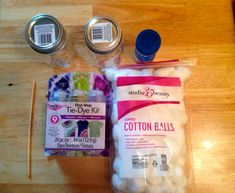 the supplies needed to make this craft include cotton balls