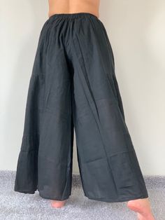 "Cotton Guaze Yoga Pants Super Soft. Elastic waist pants..Very comfy Pants and so beautiful, Gaucho pants - Free-size: Will fit woman - Condition: Brand new without tags. Material : 100% Cotton - Made in Thailand Approx. Measurement: Waist: 26\" - 33\" Hip: up to 44\" Length: 33\" Angle : 46\" ❤️ Special offer Coupon code❤️ BUYFOR2 : Get discount 10% for the order 2 items. BUYFOR3 : Get discount 15% for the order 3 items. BUYFOR4 : Get discount 15% for the order 4 items. BUYFOR5 : Get discount 1 Ankle-length Wide Leg Pants With Relaxed Fit, Cotton Wide Leg Pants Ankle-length, Relaxed Fit Ankle-length Wide Leg Pants, Cotton Ankle-length Wide Leg Pants, Non-stretch Ankle-length Wide Leg Pants, Solid Non-stretch Ankle-length Wide Leg Pants, Ankle-length Wide Leg Cotton Pants, Ankle-length Wide Leg Cotton Pants With Elastic Waistband, Chic Non-stretch Ankle-length Wide Leg Pants