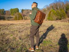 Leather Backpack Voyager for Avid Travelers Do you like short trips, or does your job involve frequent business trips lasting several days? If so, this backpack is just for you. It features multiple compartments, including a pocket for a laptop up to 16" and documents. Conveniently organize your work papers, notebooks, and other essentials with ease. When you reach your destination, unpack your things, leave only the essentials and head out to explore the city with this stunning backpack. The ba Business Trip Backpack With Functional Pockets, Leather Backpack With Functional Pockets For Travel, Business Backpack With Luggage Sleeve, Rectangular Travel Laptop Bag With Multiple Pockets, Rectangular Laptop Bag With Multiple Pockets For Travel, Leather Travel Backpack With Functional Pockets, Rectangular Travel Backpack With Multiple Pockets, Standard Backpack For Business Trips, Leather Backpack For Business Trips