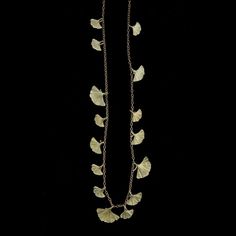 The ginkgo family dates back to when dinosaurs roamed the earth. Ginkgo biloba, native to China, has been considered effective in the treatment of asthma and other allergic reactions.Materials: The Ginkgo necklace is cast in hand patinated bronze. Measures: 36" L Family Dates, Rose Gold Diamond Necklace, Michael Michaud, Diamond Choker Necklace, Dainty Diamond Necklace, Bezel Necklace, Diamond Choker, Ginkgo Biloba, Diamond Solitaire Necklace