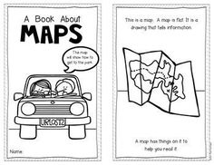 two bookmarks with maps on them, one has a car and the other has a map