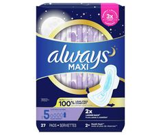 Rest easy with up to 100% leak-free comfort from the Always* Maxi overnight pads. The pads feature advanced 3X Protection System togive you a worry-free night’s sleep, while RapidDRY works to wick away gushes in seconds. Plus, the pads’ LeakGUARD core locks in leaks for long-lasting protection, while SecurelyFITS helps the pad stay in place throughout the night. Always Maxi Overnight Size 5 Pads Unscented with Wings feature a 2x larger back**, so you’re protected no matter how you sleep. Sleep t Always Maxi Pads, Always Pads, Maxi Pads, Maxi Pad, Sleep Tight, Describe Yourself, 15 % Off, Financial Advice, Social Responsibility