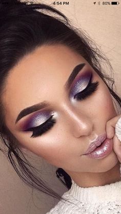 Follow me to beauty! | Ashley @ Kalon Found | kalonfound.com Machiaj Smokey Eyes, Makeup Morphe, Drag Make-up, Makeup Sephora, Purple Palette, Purple Eye Makeup, Purple Makeup