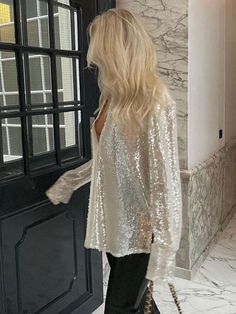 Shipping: Worldwide Express Shipping AvailableDelivery time: 🚚7-15Days Fast ShippingReturns: Fast refund,💯100% Money Back Guarantee.SPECIFICATIONSWomen shirt: White ShirtThickness: STANDARDStyle: Sexy & ClubSleeve Style: RegularSleeve Length(cm): FullShirts Type: Casual ShirtsShirts For Women: SequinsSexy Women Blouses: Ladies BlousesSeason: Spring/AutumnRelease Date: Autumn 2021Pattern Type: SolidOversized Shirt: Women's White ShirtOrigin: Mainland ChinaModel Number: JA1560%21DR52804Material Sequin Button Up Shirt, Glitter Blouse, Sequins Blouse, Sequin Blouse, Outfits Y2k, Women Long Sleeve Tops, Todays Outfit, Womens Long Sleeve Shirts, Silver Dress