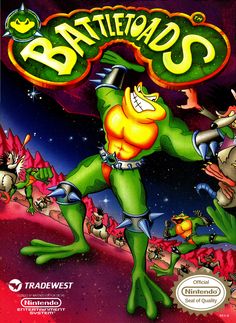 the cover art for battleload's video game, which features an image of a frog