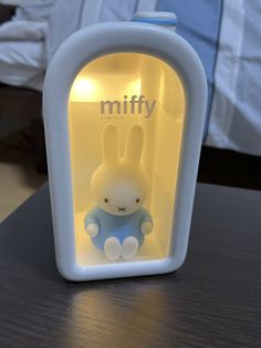 a small toy in the shape of a rabbit