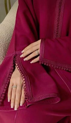 Desi Sleeves Design, Moroccan Djellaba For Women, Abaya 2024 Trend, Hand Sleeves Design For Kurti, Abaya Sleeves, Moroccan Abaya, Eid Outfit Ideas