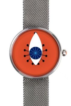 Color. Light. Movement. All are experienced through the eye of time. Ray is a reminder -- with its kinetic energy and juicy pop of color. Inspired by the mid century modern era, Daniel Will-Harris' watch is a playful homage to a movement that's still modern in our time. Orange Watches