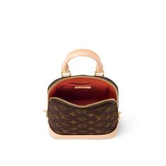 LOUIS VUITTON® - Alma Backpack - Monogram Luxury Monogram, Louis Vuitton Sac, Louis Vuitton Official, City Bag, Color Dorado, Primavera Estate, Monogram Canvas, Cowhide Leather, Leather Trims