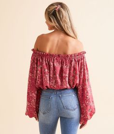 Willow & Root Floral Off The Shoulder Top - Red Small, Women's Multi Satin ruffle elasticized top Bust measures 36 on size small Body length 15 on size small. 100% Polyester. Machine wash cold gentle cycle with like colors. Do not bleach. Tumble dry low. Cool iron if needed. Do not dry clean. Apparel & Accessories > Clothing > Shirts & Tops Top For Women, Accessories Clothing, Women Shirts Blouse, Off The Shoulder Top, Shirts Blouses, Women's Shirts, Shoulder Top, Apparel Accessories, Off The Shoulder